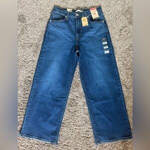 Levi's Women's High-Rise Wide Leg Jeans in‎ Deep Blue